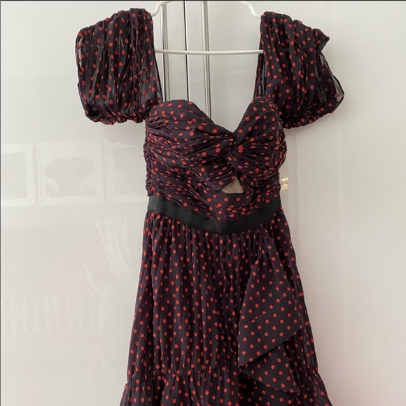 Self Portrait off shoulder mini dress - Picture 2 of 4